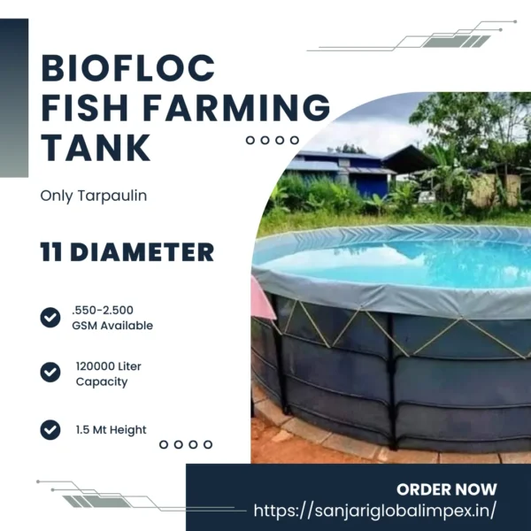 Biofloc Fish Farming Tank 11 Diameter